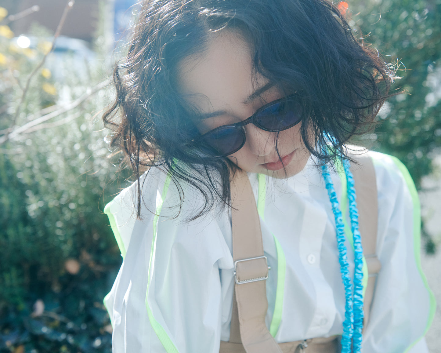 Neon Green Piped Shirt