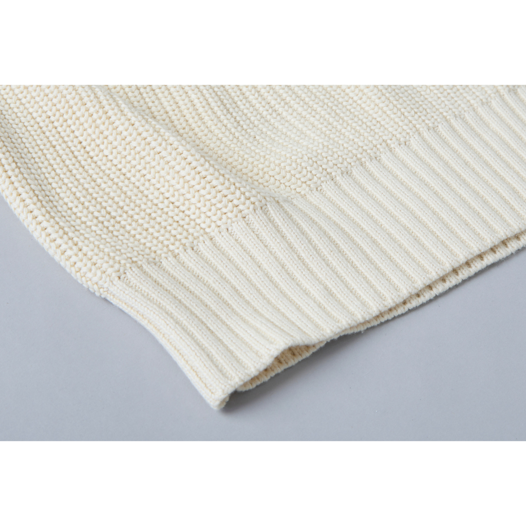 Metallic Flower Knit Vest