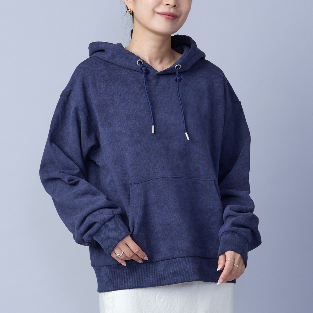 Washed Rough Silhouette Hoodie