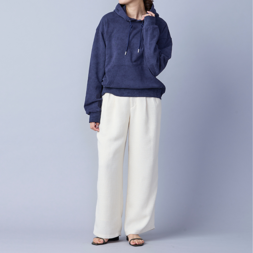 Washed Rough Silhouette Hoodie