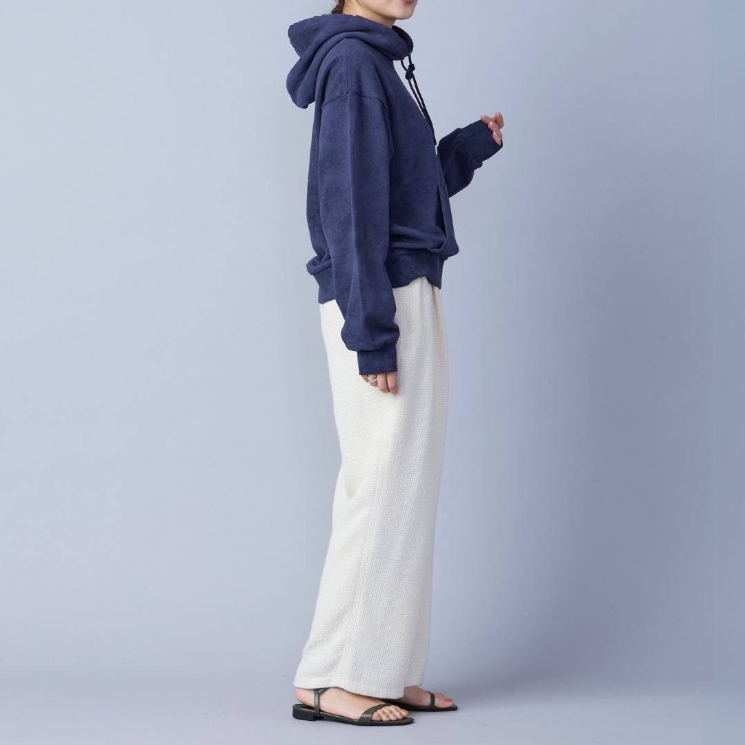 Washed Rough Silhouette Hoodie