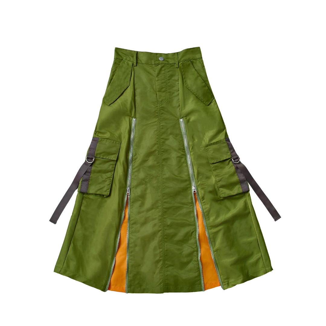 MA-1 Style Zip-Up Skirt – toricowear