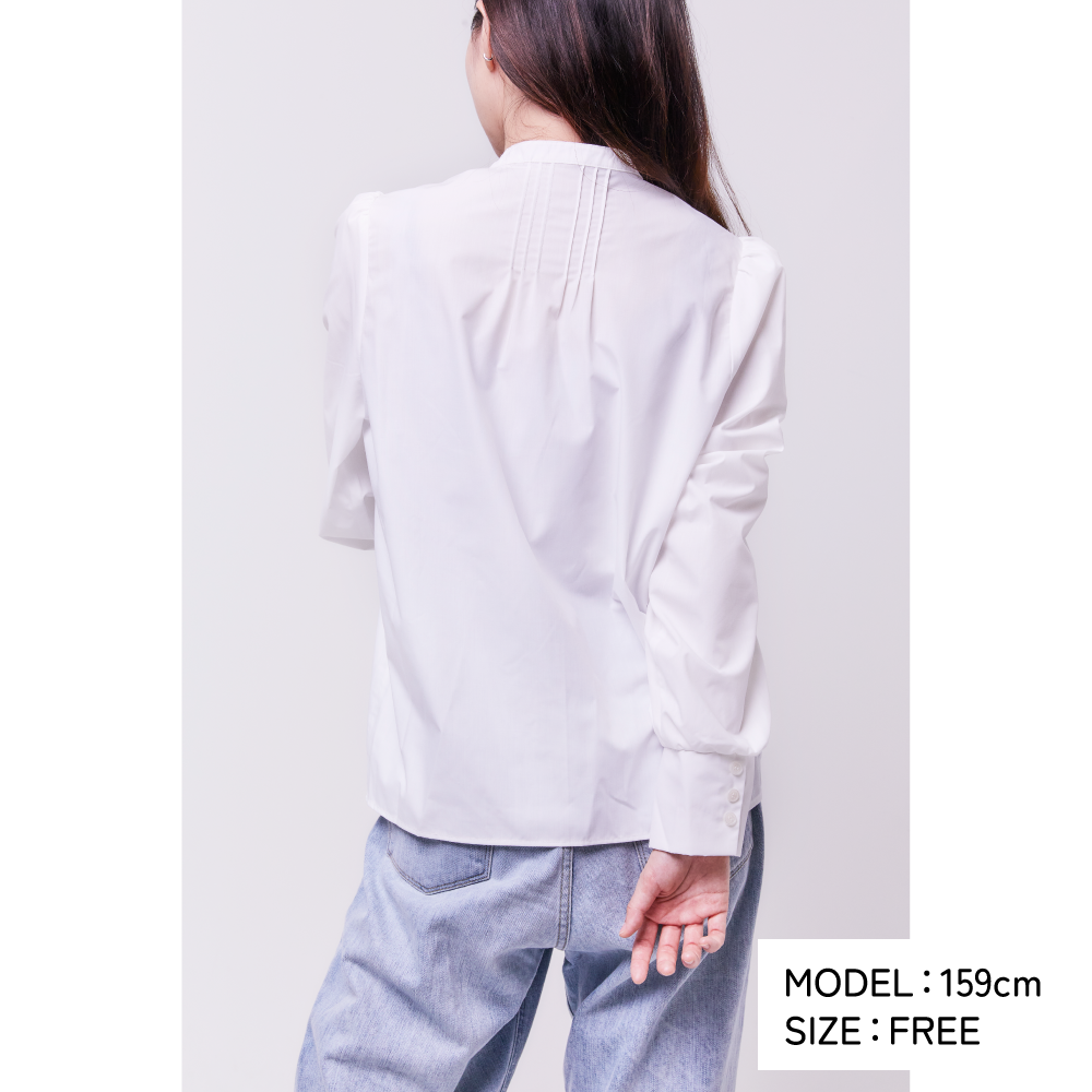 TORICO DESIGN VOLUME SLEEVE BLOUSE