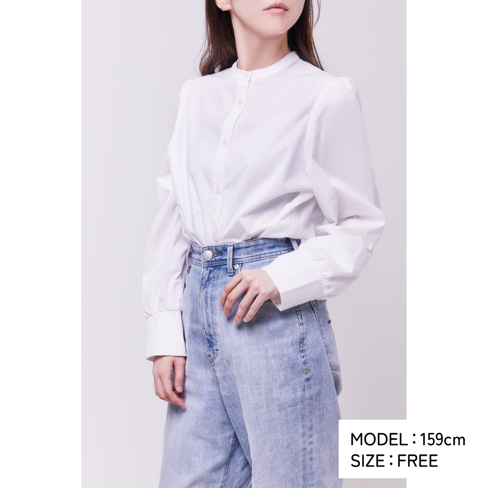 TORICO DESIGN VOLUME SLEEVE BLOUSE