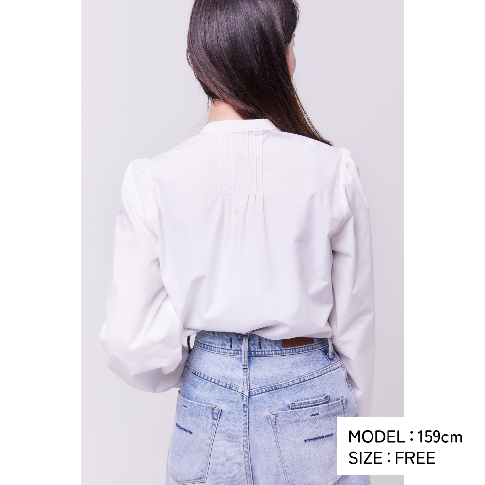 TORICO DESIGN VOLUME SLEEVE BLOUSE