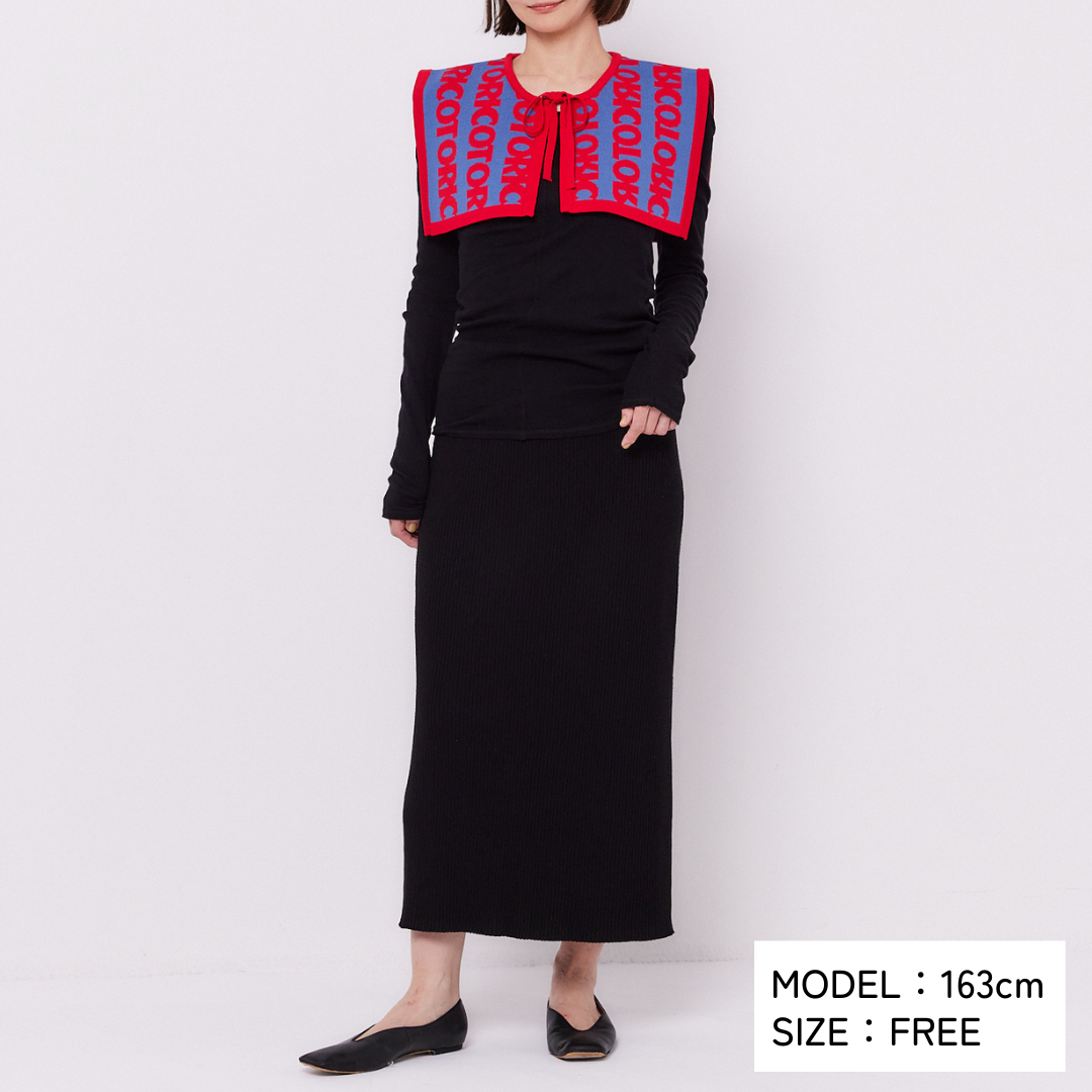 Torico Logo Knit Deco Collar