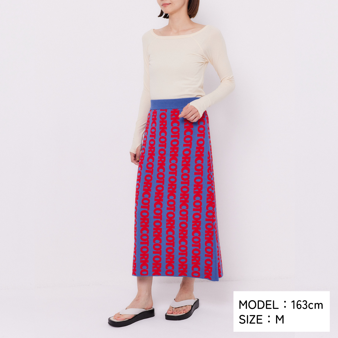 Torico Logo Knit Skirt
