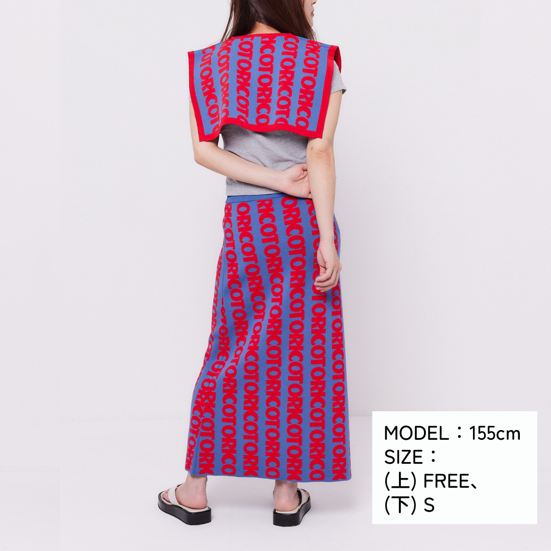 Torico Logo Knit Skirt