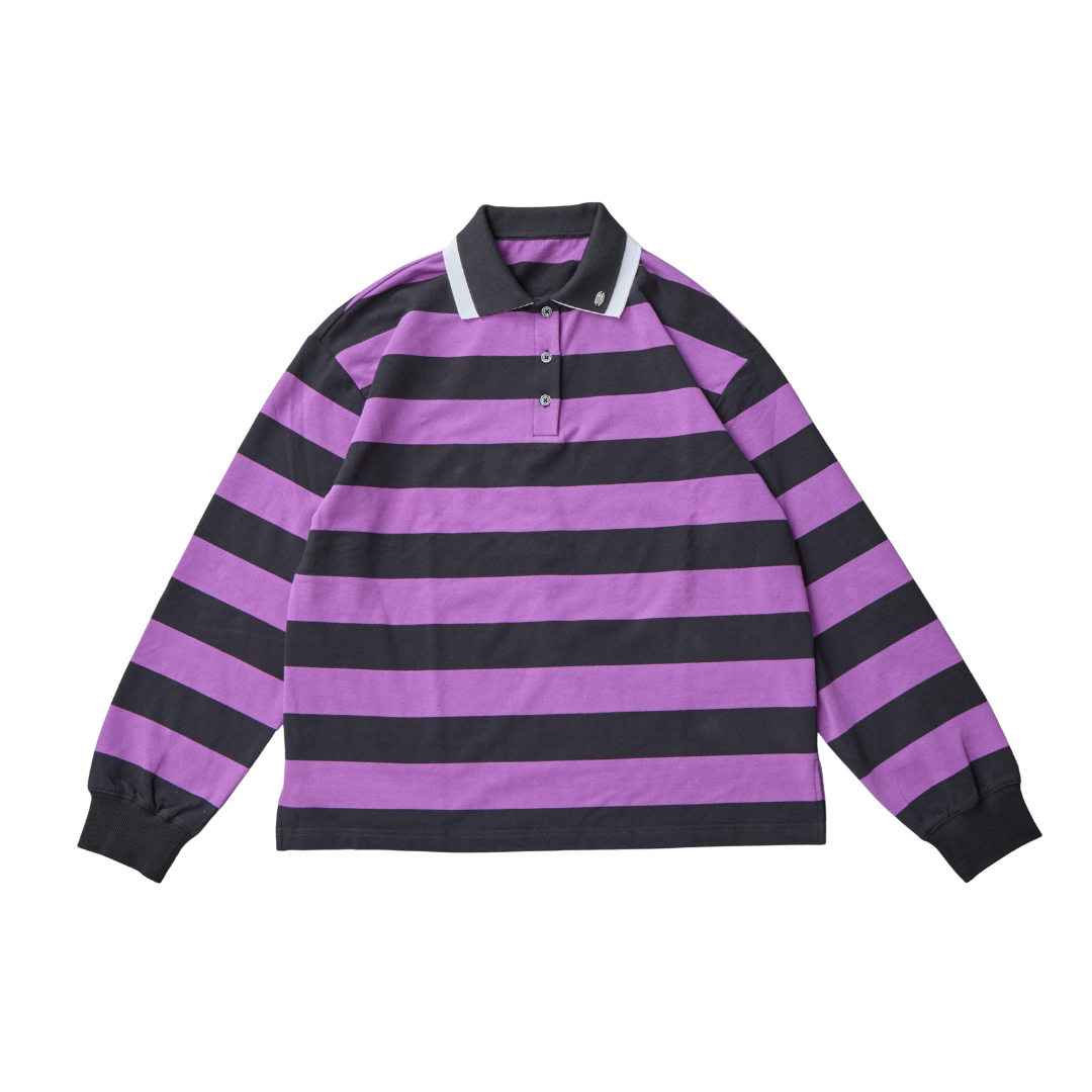 Stripe Rugby Collar Tshirt – toricowear