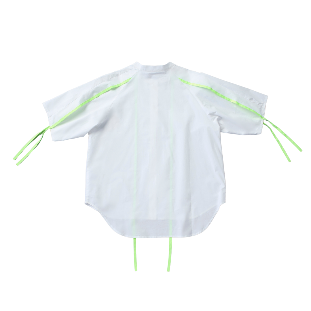 Neon Green Piped Shirt