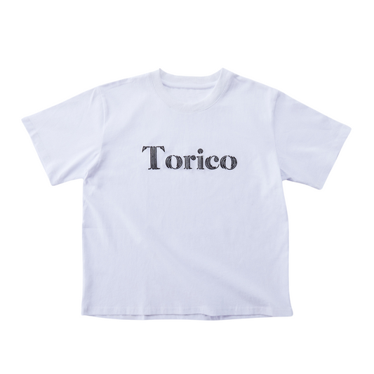 Torico Logo Stitch Tee WHITE