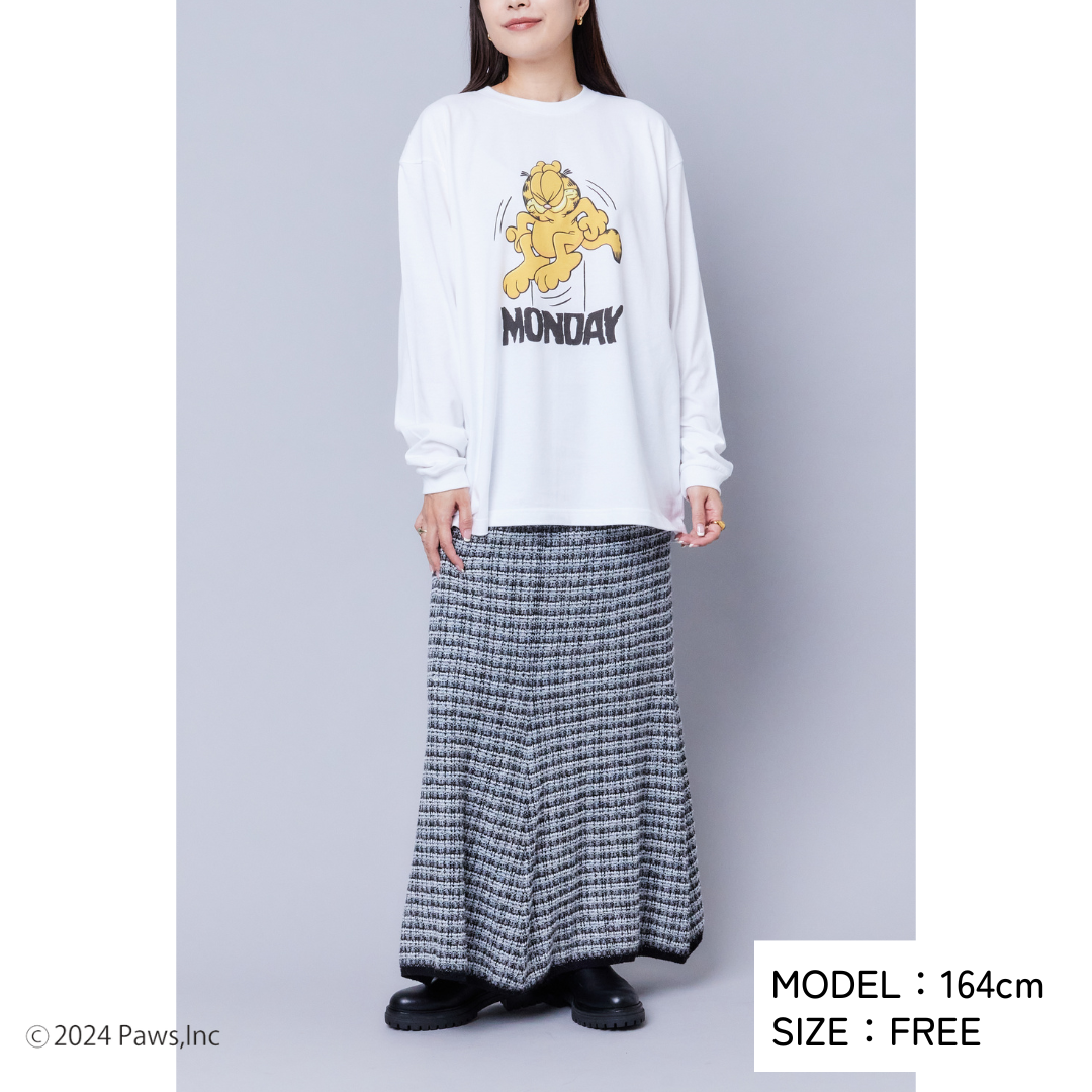 Garfield × Torico Big Long Tee