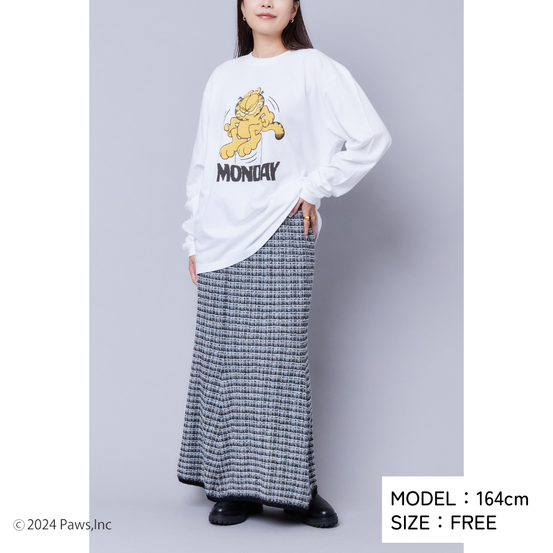 Garfield × Torico Big Long Tee