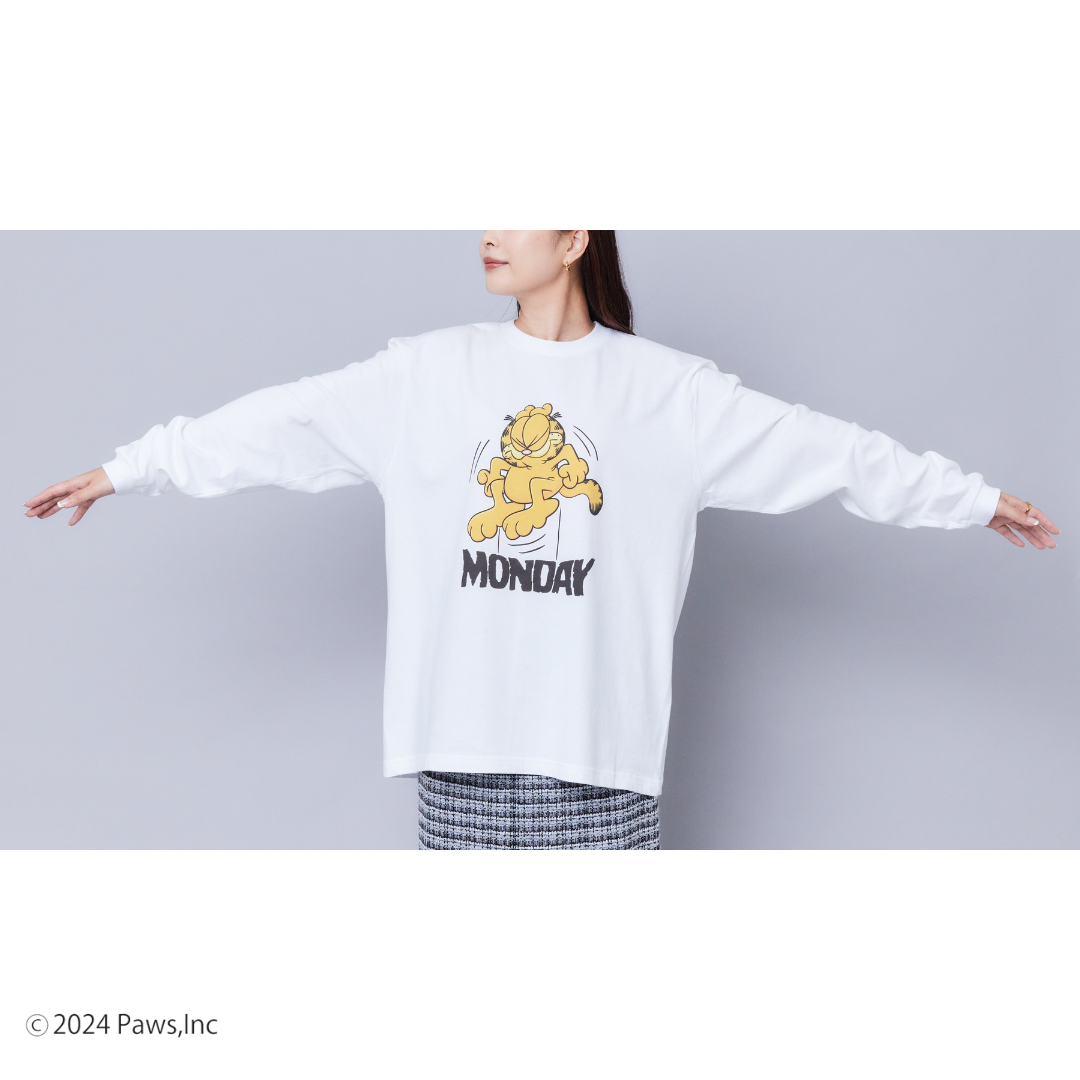 Garfield × Torico Big Long Tee