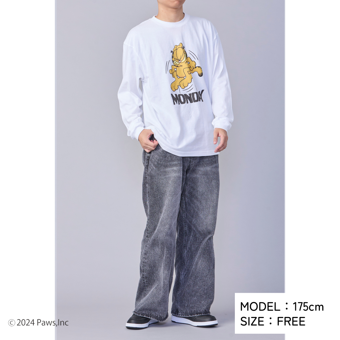 Garfield × Torico Big Long Tee