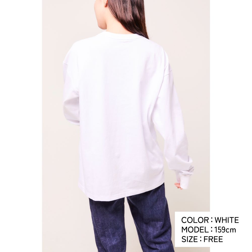 TORICO LOGO LONG TEE(WHITE)