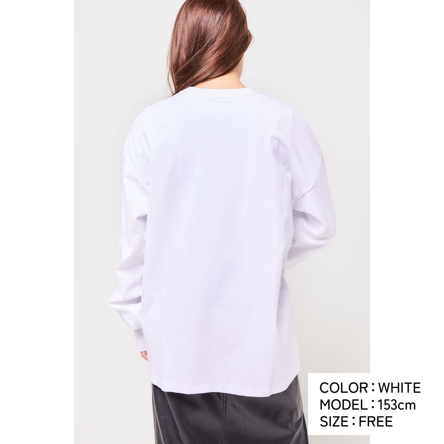 TORICO LOGO LONG TEE(WHITE)