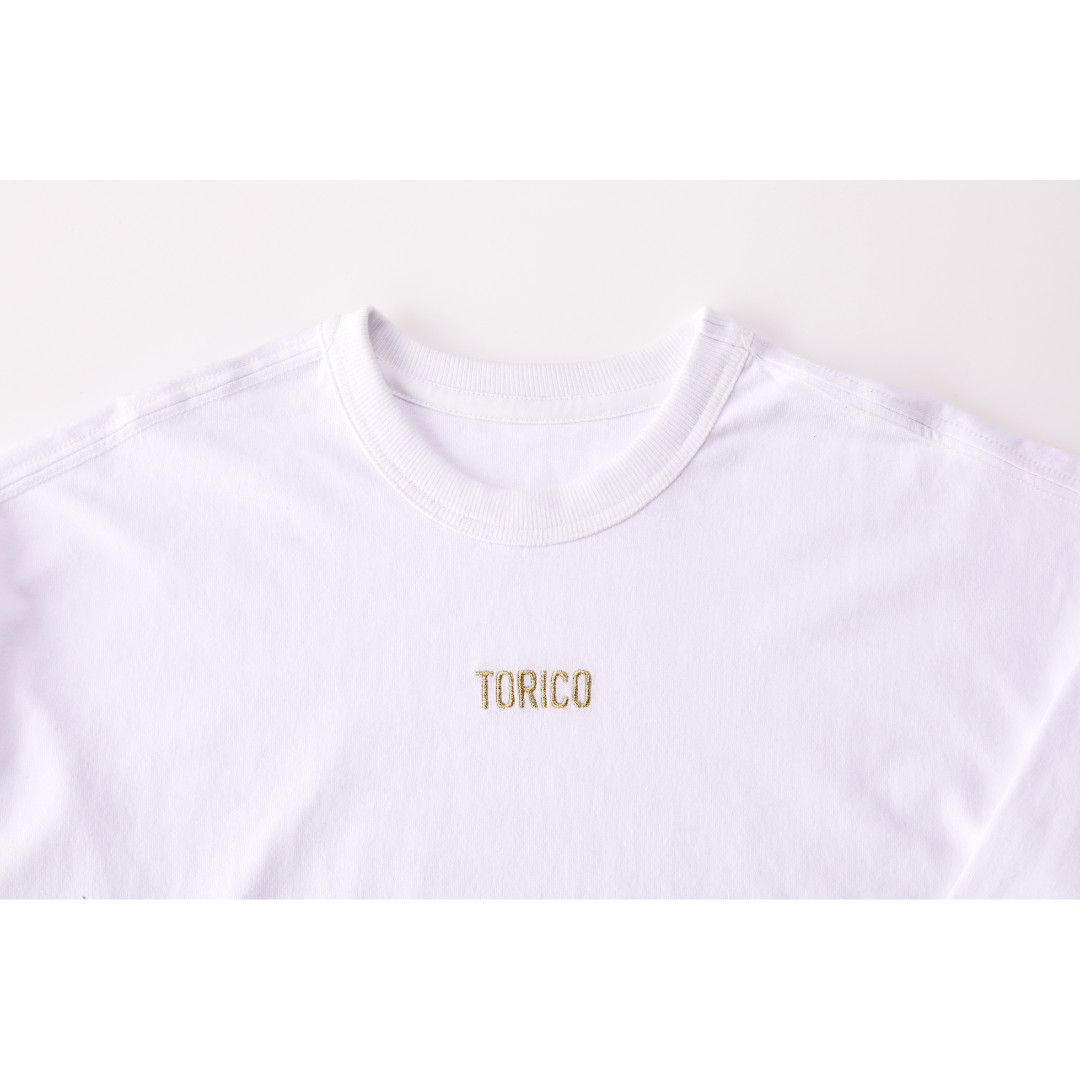 TORICO LOGO LONG TEE(WHITE)