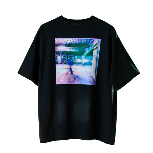 SHOULDER STITCH TORICO LOGO TEE(BLACK)