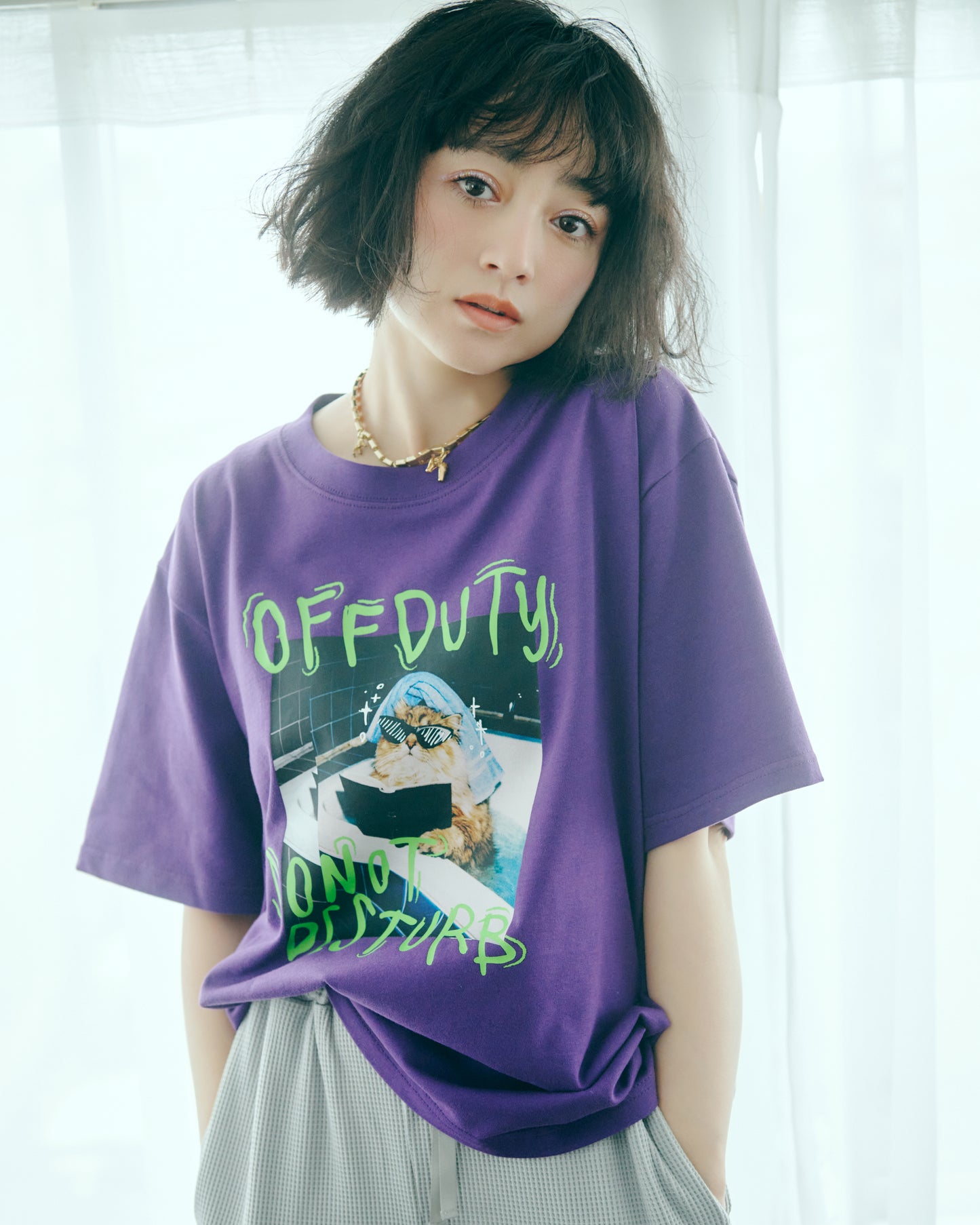 Cat Graphic Tee