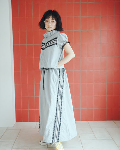 Frill Line Gather Skirt