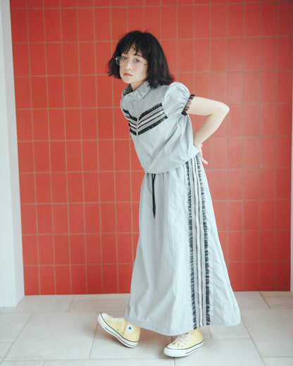 Frill Line Gather Skirt