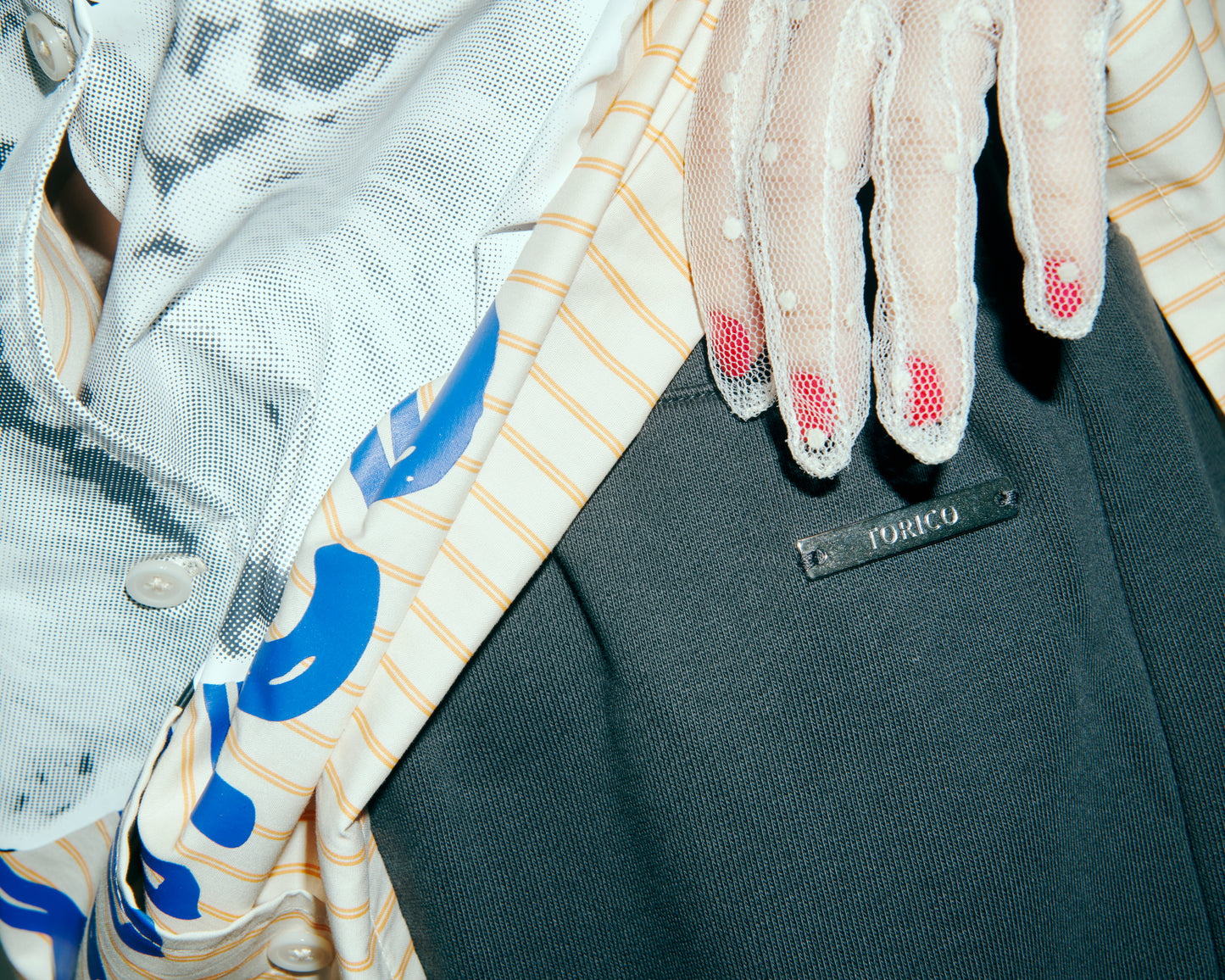 Washed Sweat Frill Skirt