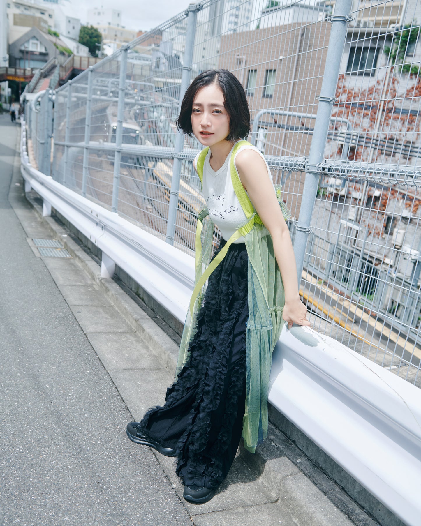Frilled Easy Pants