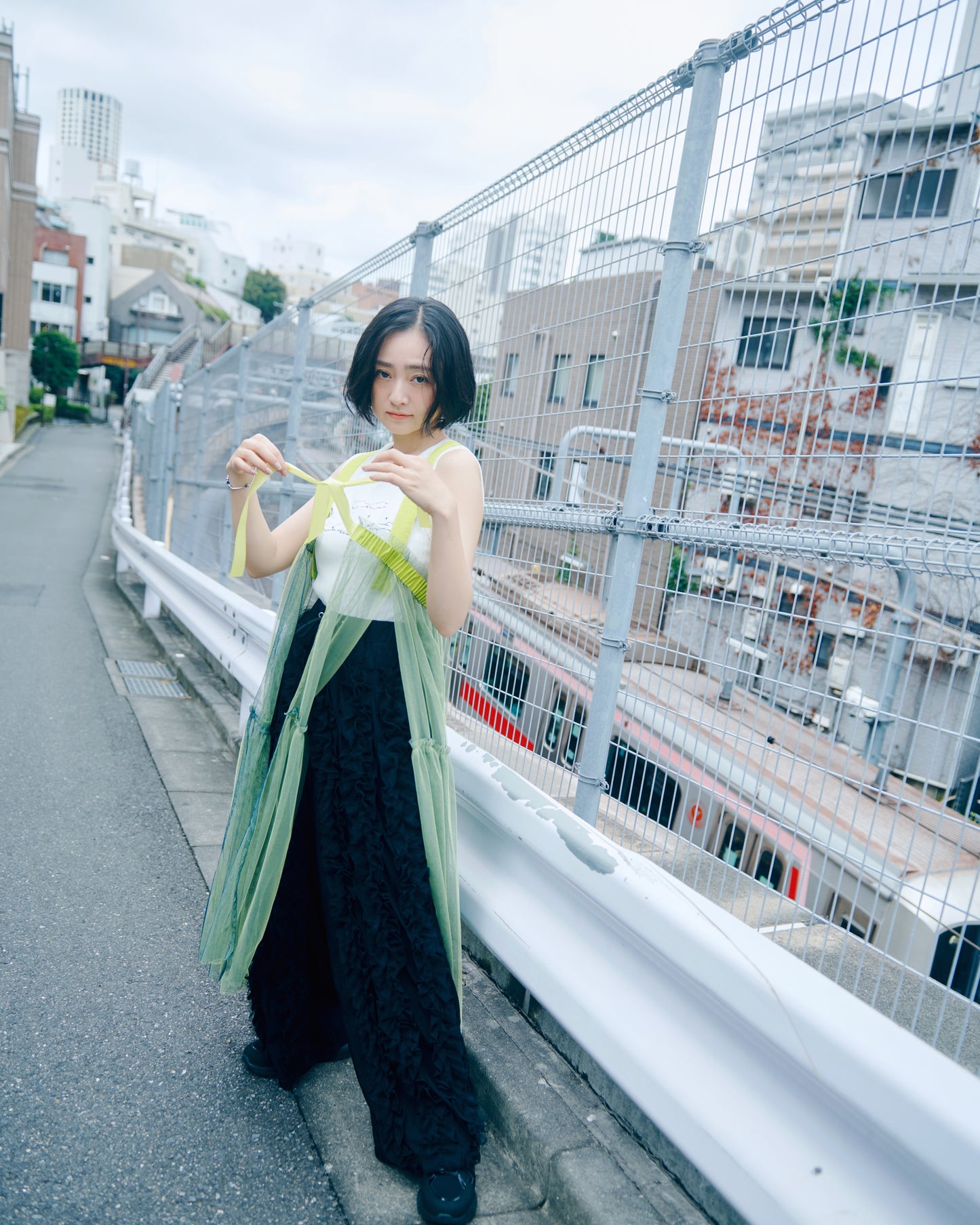 Frilled Easy Pants