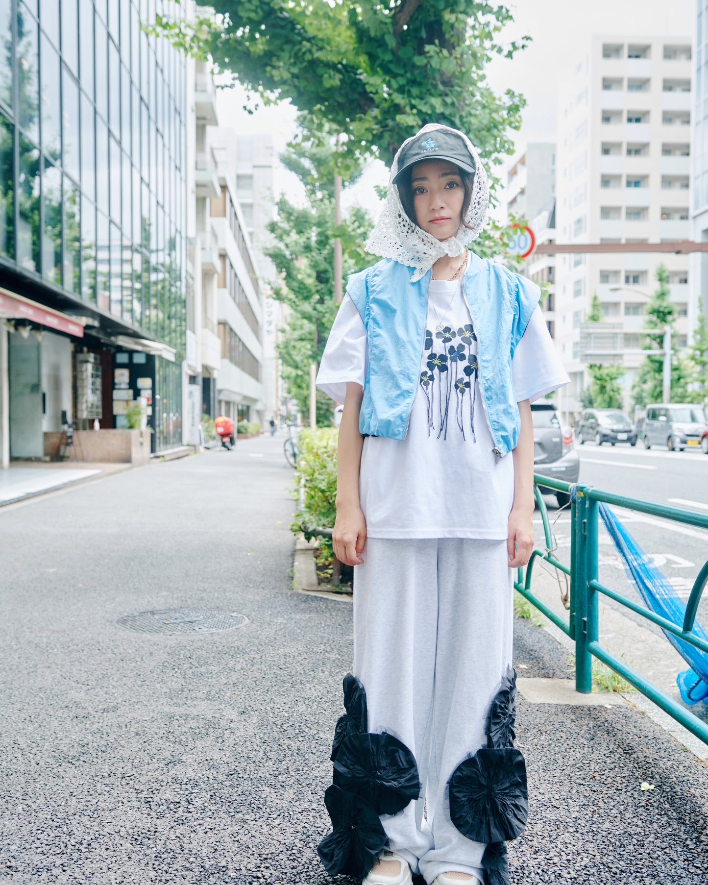 Flower Tee and Vest Set