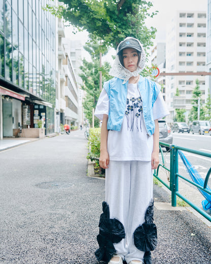 Flower Tee and Vest Set