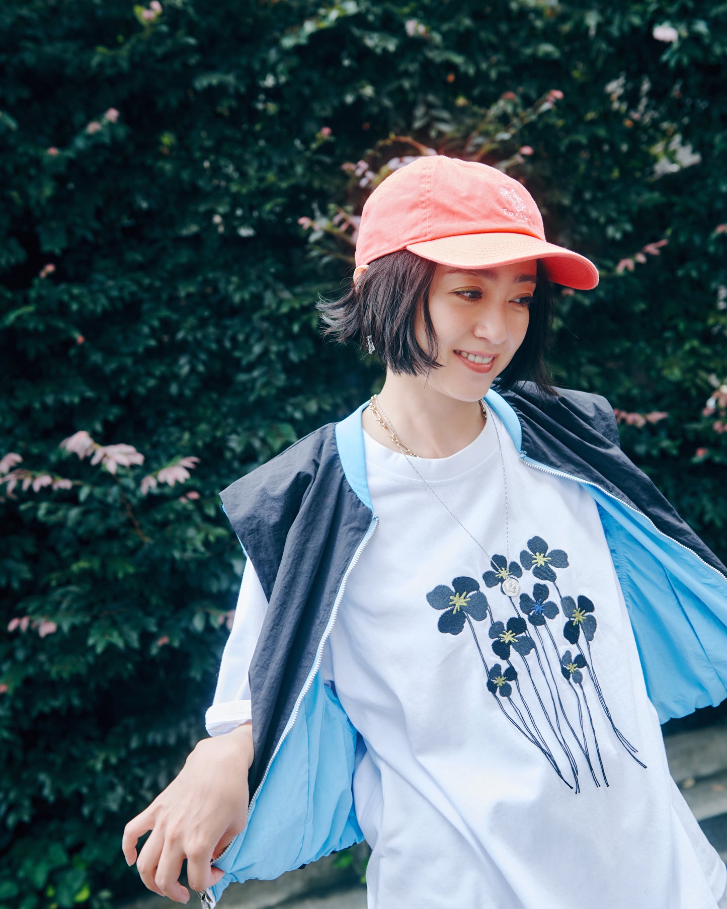 Flower Tee and Vest Set