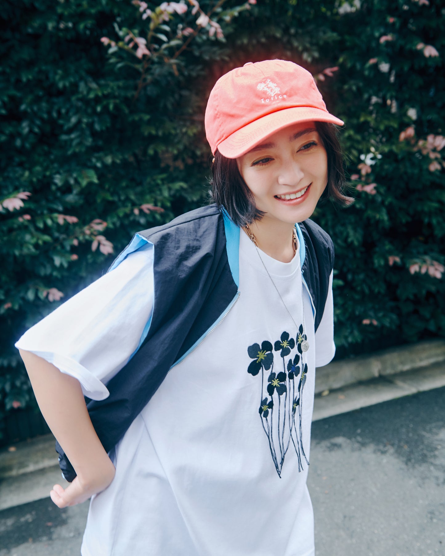 Flower Tee and Vest Set
