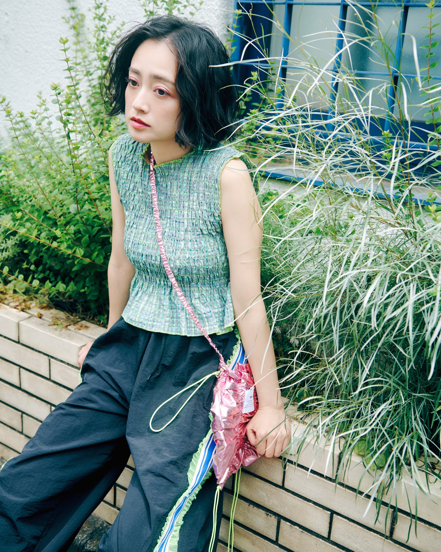 Side Tulle Line Pants