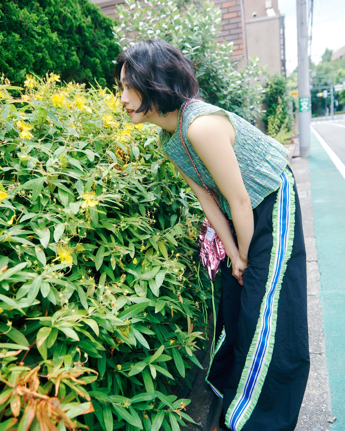 Side Tulle Line Pants