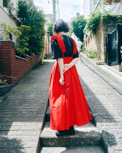 Frilled Suspender Skirt