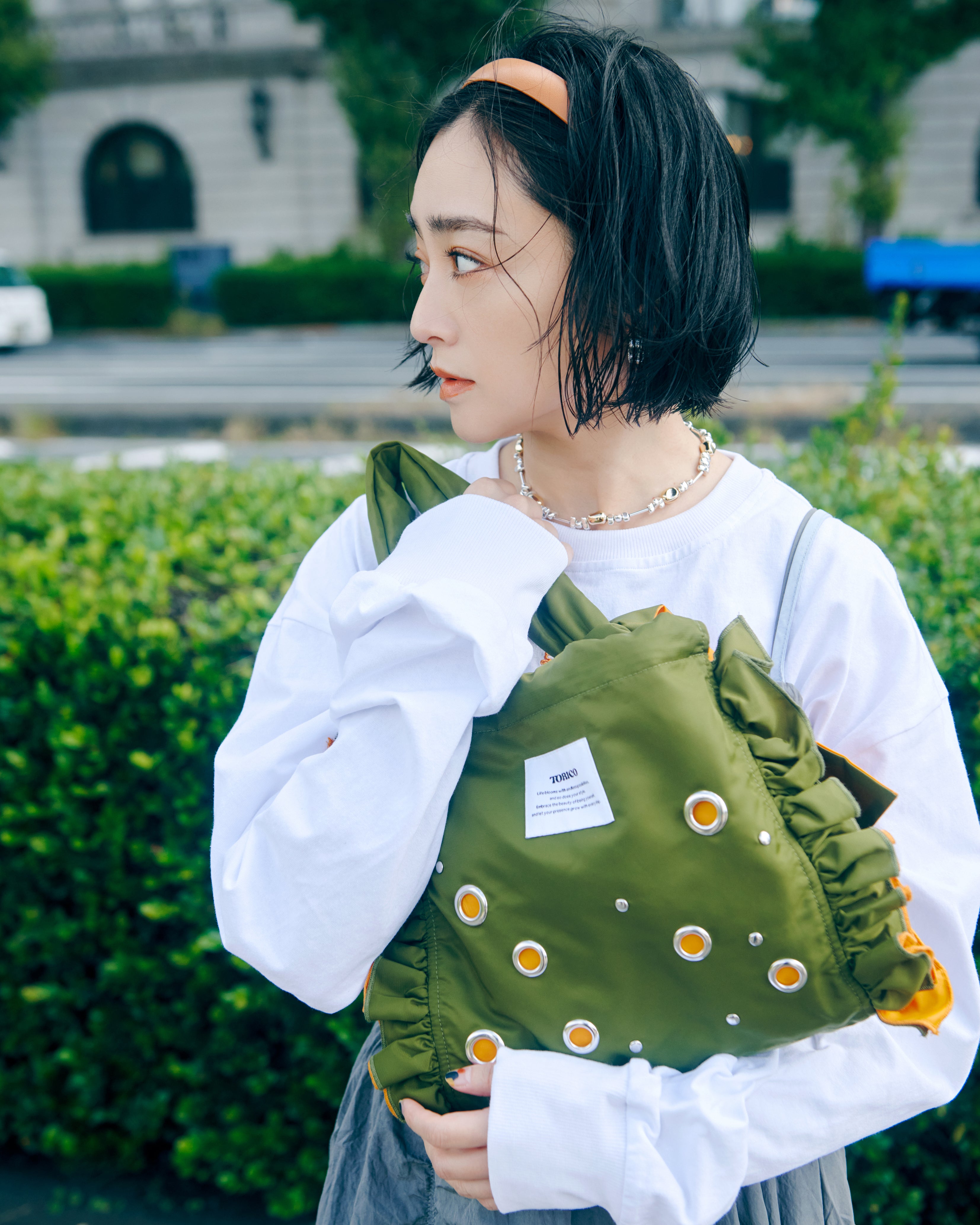 TORICO MA-1 Frill Tote Bagトートバック MA-1 Frill Tote Bag – toricowear