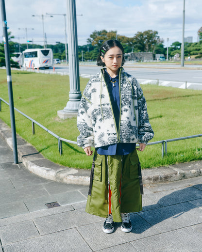 MA-1 Style Zip-Up Skirt