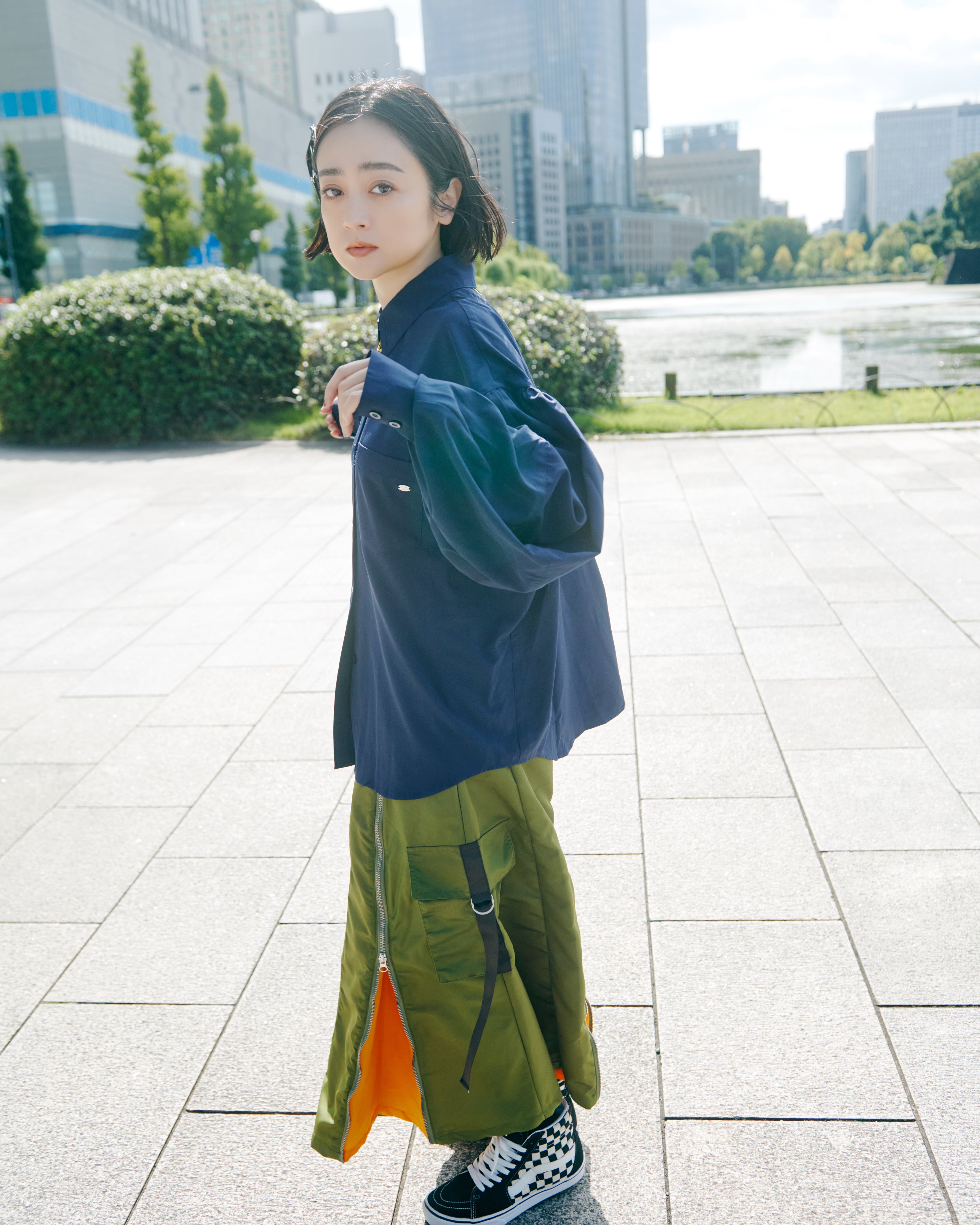 MA-1 Style Zip-Up Skirt – toricowear