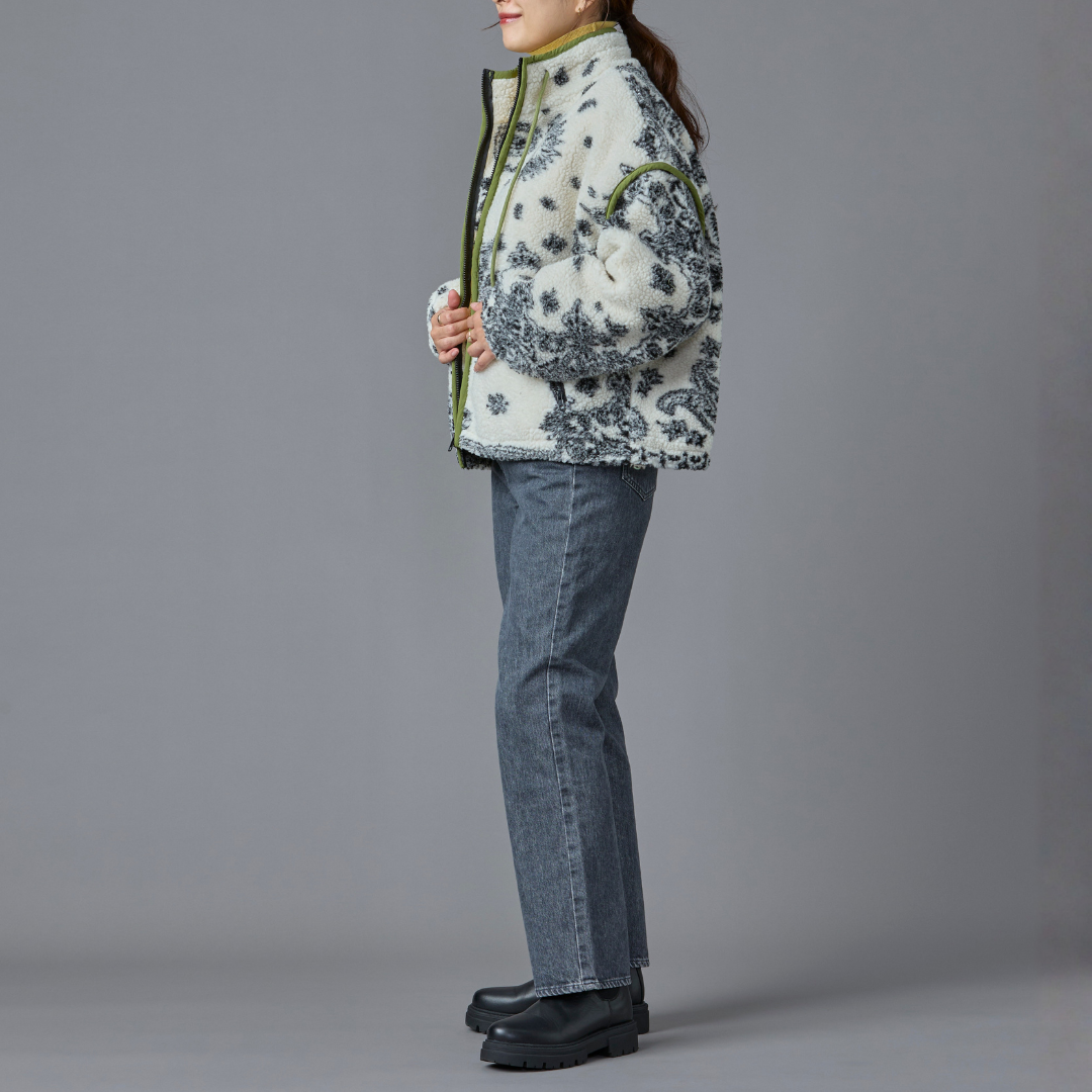 Paisley Boa Jacket