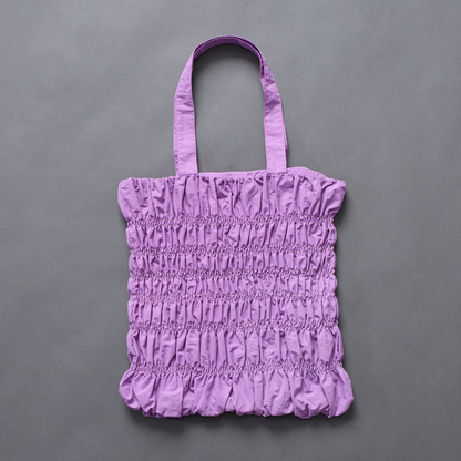 Graphic Shirring Tote Bag <缶バッジ付き>