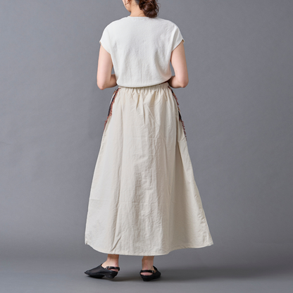 Frill Line Gather Skirt