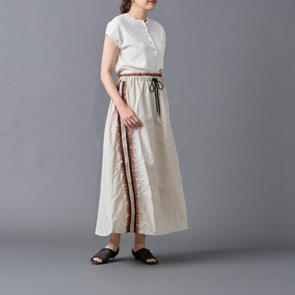Frill Line Gather Skirt