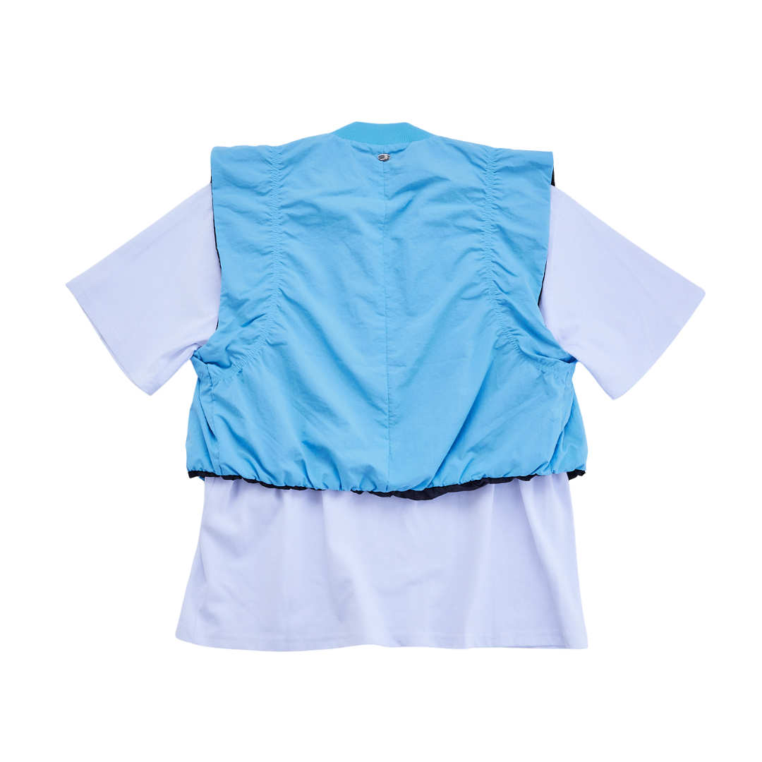 Flower Tee and Vest Set