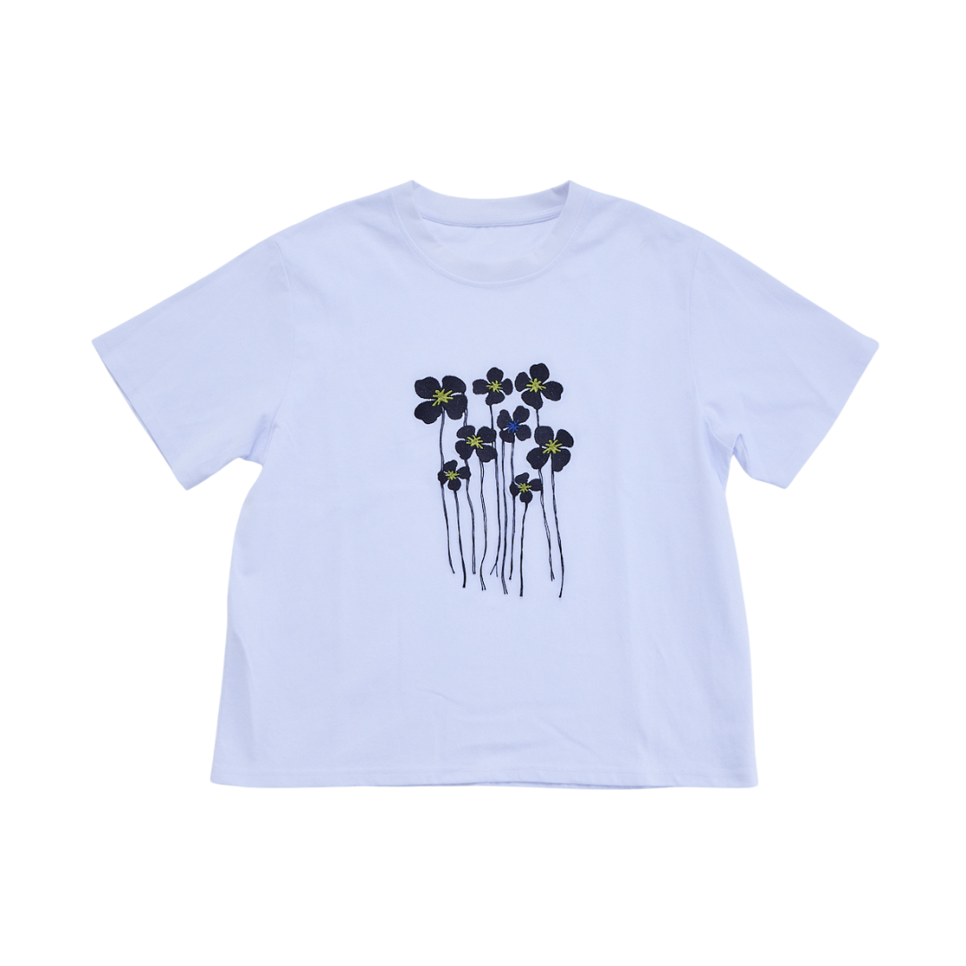Flower Tee and Vest Set