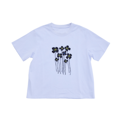 Flower Tee and Vest Set