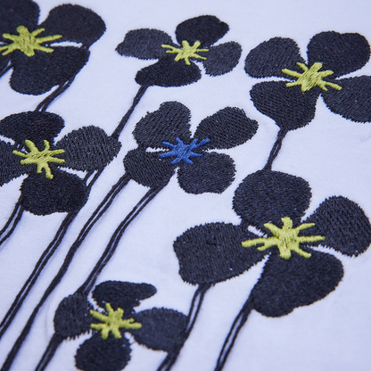 Flower Tee and Vest Set