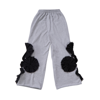 Corsage Bloom Sweat Pants