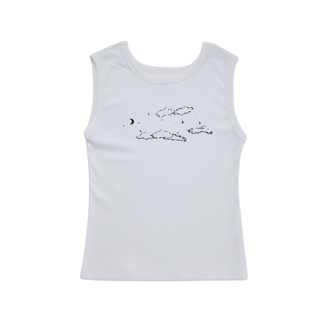 Graffiti Sleeveless Tops