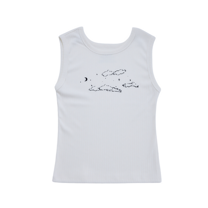 Graffiti Sleeveless Tops
